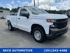 Used 2021  Chevrolet Silverado 1500 4WD Reg Cab 140" Work Truck at SKCO Automotive near Mobile&comma; AL