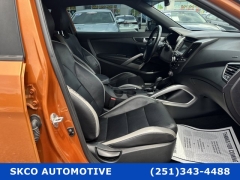 Used 2016 Hyundai Veloster 3d Coupe Turbo Auto w/Orange Accent Seat at SKCO Automotive near Mobile, AL