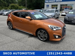 Used 2016 Hyundai Veloster 3d Coupe Turbo Auto w/Orange Accent Seat at SKCO Automotive near Mobile, AL