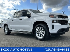 Used 2020  Chevrolet Silverado 1500 4WD Crew Cab Custom at SKCO Automotive near Mobile, AL
