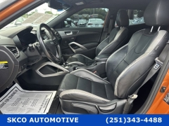 Used 2016 Hyundai Veloster 3d Coupe Turbo Auto w/Orange Accent Seat at SKCO Automotive near Mobile, AL