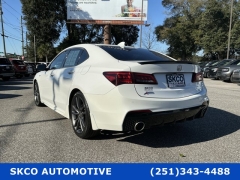 Used 2018  Acura TLX 4d Sedan FWD 3&period;5L A-Spec Red at SKCO Automotive near Mobile&comma; AL