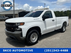 Used 2021  Chevrolet Silverado 1500 4WD Reg Cab 140" Work Truck at SKCO Automotive near Mobile&comma; AL