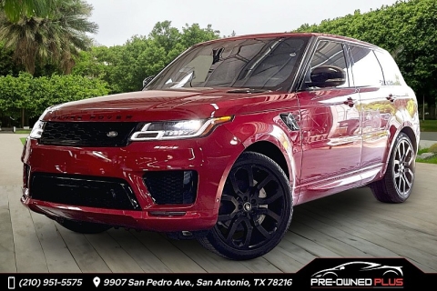 Used 2020 Land Rover Range Rover Sport 4d SUV 3.0L HSE MHEV at Pre-Owned Plus near San Antonio, TX