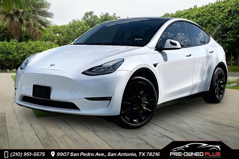 Used 2021 Tesla Model Y Long Range AWD at Pre-Owned Plus near San Antonio, TX