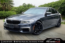  2020 BMW 5 Series M550i xDrive Sedan at Pre-Owned Plus near San Antonio, TX