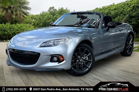 Used 2015 Mazda MX-5 Miata 2d Convertible Club Auto at Pre-Owned Plus near San Antonio, TX