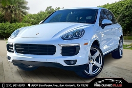  2018 Porsche Cayenne 4d SUV AWD Platinum at Pre-Owned Plus near San Antonio, TX
