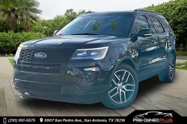  2018 Ford Explorer 4d SUV 4WD Sport at Pre-Owned Plus near San Antonio, TX