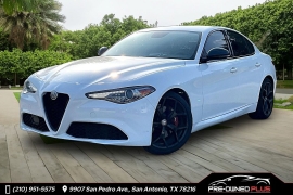  2019 Alfa Romeo Giulia 4d Sedan RWD at Pre-Owned Plus near San Antonio, TX