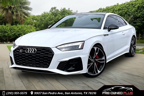 Used 2022 Audi S5 Coupe Premium Plus 3.0 TFSI quattro at Pre-Owned Plus near San Antonio, TX
