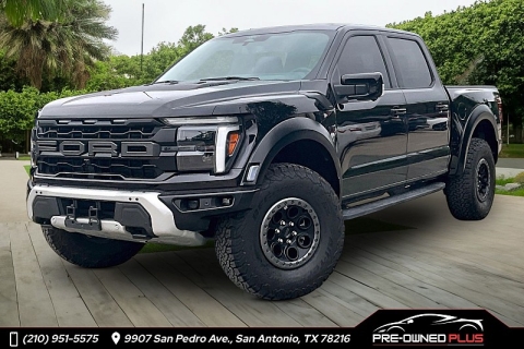 Used 2025 Ford F-150 4WD Raptor SuperCrew 5.5' Box at Pre-Owned Plus near San Antonio, TX