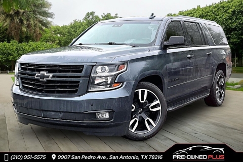 Used 2019 Chevrolet Suburban 4d SUV RWD Premier RST Performance at Pre-Owned Plus near San Antonio, TX