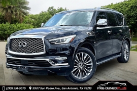  2018 INFINITI QX80 4d SUV RWD at Pre-Owned Plus near San Antonio, TX