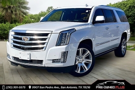  2018 Cadillac Escalade ESV 4d SUV 4WD Premium Luxury at Pre-Owned Plus near San Antonio, TX
