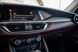 Used 2018 Alfa Romeo Stelvio 4d SUV AWD Ti at Pre-Owned Plus near San Antonio, TX