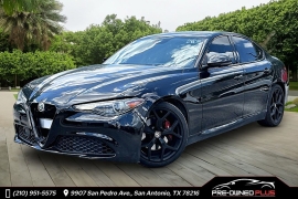 Used 2020  Alfa Romeo Giulia 4d Sedan RWD at Pre-Owned Plus near San Antonio&comma; TX