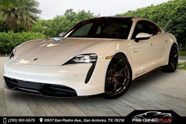  2020 Porsche Taycan 4d Sedan AWD 4S at Pre-Owned Plus near San Antonio, TX