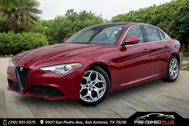  2018 Alfa Romeo Giulia 4d Sedan RWD Ti at Pre-Owned Plus near San Antonio, TX