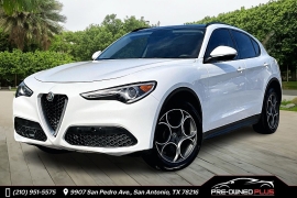  2018 Alfa Romeo Stelvio 4d SUV AWD Sport at Pre-Owned Plus near San Antonio&comma; TX