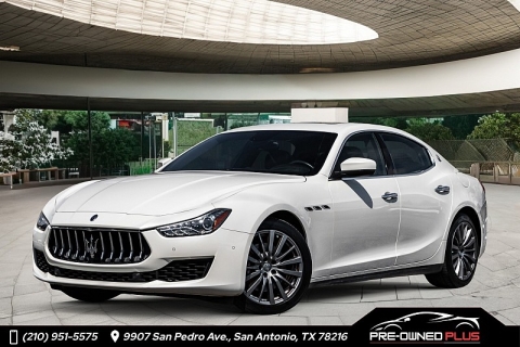 Used 2018 Maserati Ghibli 4d Sedan RWD at Pre-Owned Plus near San Antonio, TX