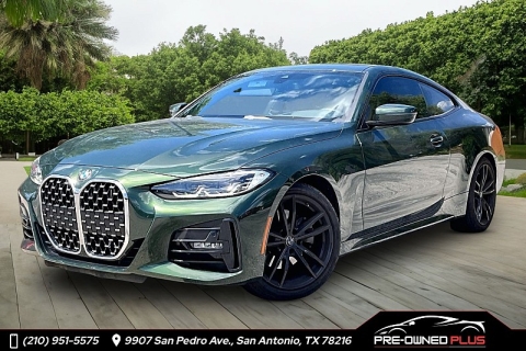 Used 2021 BMW 4 Series 430i Coupe at Pre-Owned Plus near San Antonio, TX