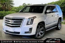 Used 2016  Cadillac Escalade 4d SUV 4WD Luxury at Pre-Owned Plus near San Antonio&comma; TX