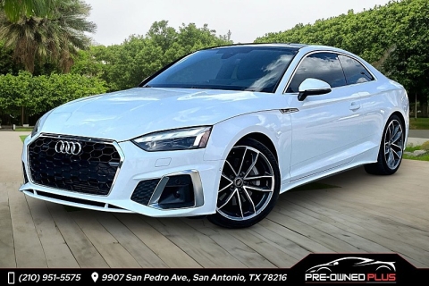 Used 2023 Audi A5 Coupe S line Prestige 45 TFSI quattro at Pre-Owned Plus near San Antonio, TX