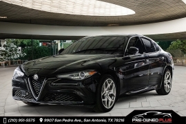 2019 Alfa Romeo Giulia 4d Sedan AWD Ti at Pre-Owned Plus near San Antonio, TX