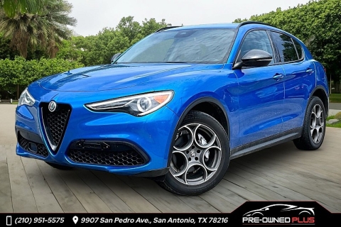 Used 2021 Alfa Romeo Stelvio AWD at Pre-Owned Plus near San Antonio, TX