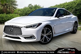 Used 2018  INFINITI Q60 2d Coupe AWD 3&period;0t LUXE at Pre-Owned Plus near San Antonio&comma; TX