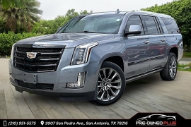  2019 Cadillac Escalade ESV 4d SUV 4WD Premium Luxury at Pre-Owned Plus near San Antonio, TX