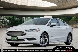 Used 2018  Ford Fusion Hybrid 4d Sedan S at Pre-Owned Plus near San Antonio, TX