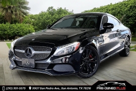  2017 Mercedes-Benz C-Class 2d Coupe C300 4matic at Pre-Owned Plus near San Antonio, TX