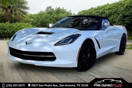 Used 2016  Chevrolet Corvette 2d Convertible Stingray w&sol;3LT at Pre-Owned Plus near San Antonio&comma; TX