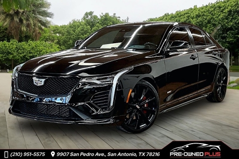 Used 2021 Cadillac CT4 4dr Sdn V-Series at Pre-Owned Plus near San Antonio, TX