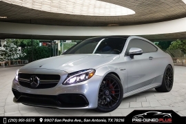 Used 2018  Mercedes-Benz C-Class 2d Coupe C63 S AMG at Pre-Owned Plus near San Antonio, TX