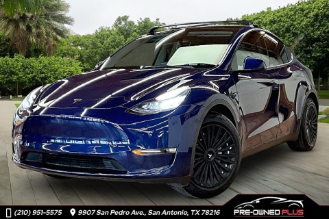 Used 2022 Tesla Model Y Long Range AWD at Pre-Owned Plus near San Antonio, TX