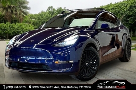  2022 Tesla Model Y Long Range AWD at Pre-Owned Plus near San Antonio, TX
