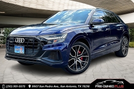 Used 2021 Audi Q8 Premium Plus 55 TFSI quattro at Pre-Owned Plus near San Antonio, TX