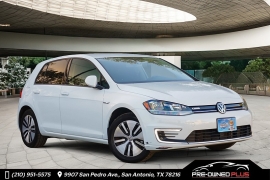  2019 Volkswagen e-Golf 4d Hatchback SE at Pre-Owned Plus near San Antonio, TX