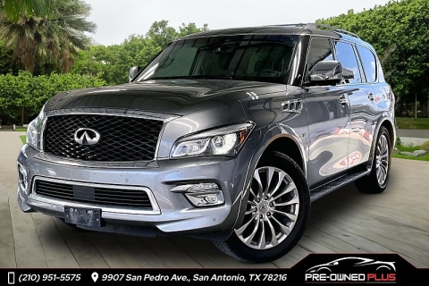 Used 2017 INFINITI QX80 4d SUV RWD at Pre-Owned Plus near San Antonio, TX
