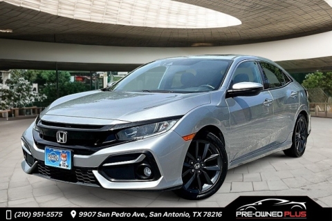 Used 2021 Honda Civic Hatchback EX CVT at Pre-Owned Plus near San Antonio, TX