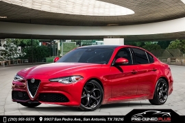 Used 2020 Alfa Romeo Giulia 4d Sedan RWD Ti Sport at Pre-Owned Plus near San Antonio, TX