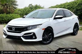  2021 Honda Civic Hatchback EX CVT at Pre-Owned Plus near San Antonio&comma; TX