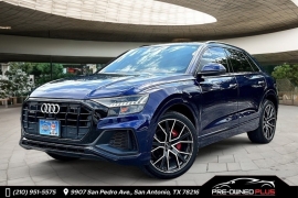 Used 2021 Audi Q8 Premium Plus 55 TFSI quattro at Pre-Owned Plus near San Antonio, TX