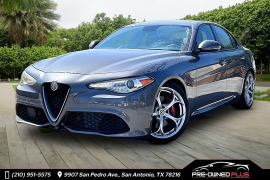  2018 Alfa Romeo Giulia 4d Sedan RWD Ti at Pre-Owned Plus near San Antonio, TX