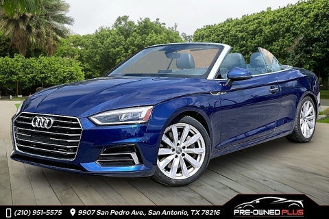 Used 2018 Audi A5 2d Cabriolet 2.0T Premium Plus at Pre-Owned Plus near San Antonio, TX