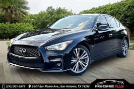  2018 INFINITI Q50 4d Sedan AWD 3.0t Sport at Pre-Owned Plus near San Antonio, TX