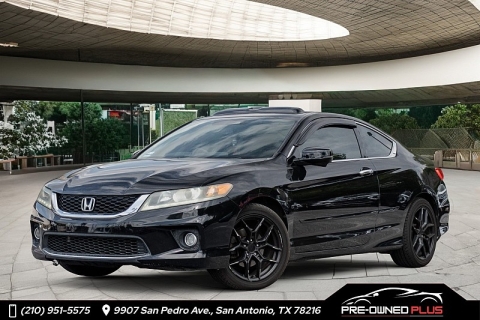 Used 2015 Honda Accord Coupe 2d EX-L V6 Nav Auto at Pre-Owned Plus near San Antonio, TX
